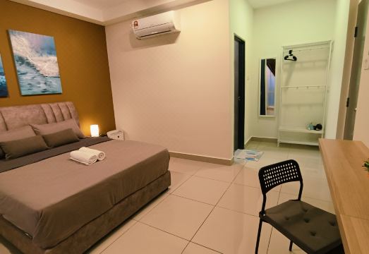 Apartment kulai 아파트의 침실 인테리어 이미지