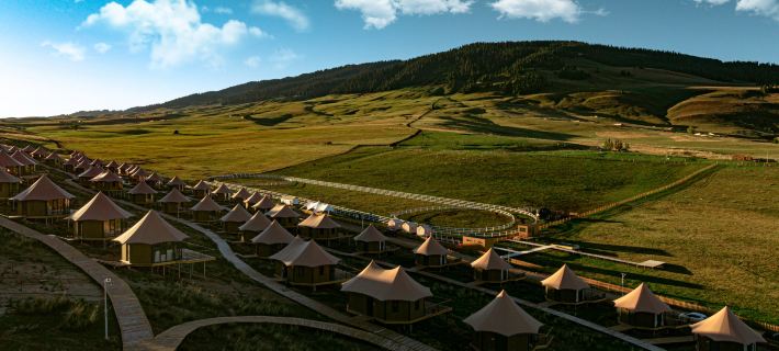 Kalajun County Endless Land Luxury Camp Hotel Management Co., Ltd Hoteles en Condado de Tekes