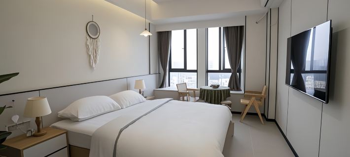 Qifengxuan Apartment Homestay (Nanhu Square Branch, Yueyanglou District) Hotels in Yueyang
