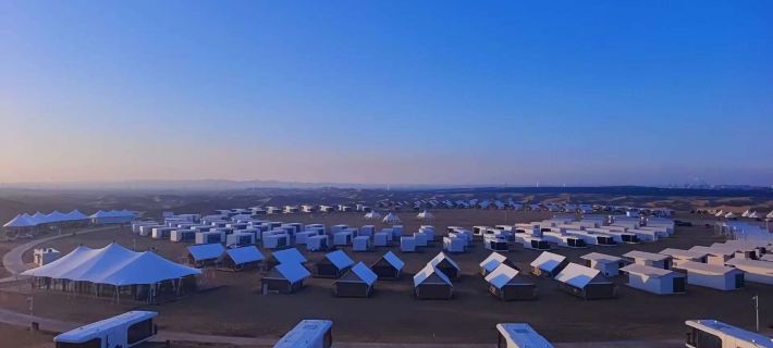Zhongwei Mansha Starry Sky Desert Resort Hotel Hotéis em Zhongwei