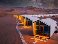 Dunhuang Desert Realm Wild Accommodation Travel Photography Desert Starry Sky Hotel