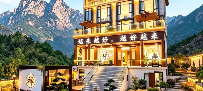 Jiuhua Mountain · Yixin  ksitigarbha bodhisattva 【 Private Smart Courtyard High end Hotel 】 Hôtels à&nbsp;: Qingyang