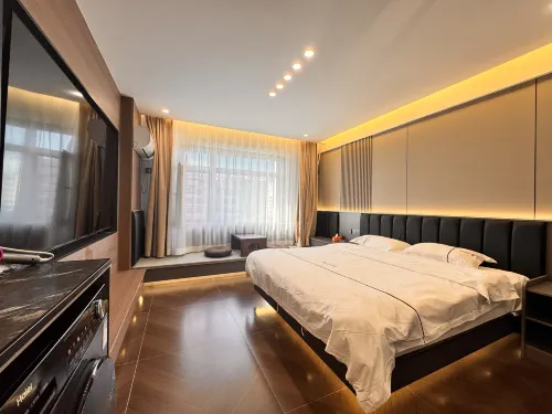 Mudanjiang Xinyi Short-term Rental Apartment (Wanda Plaza) - Bjergudsigt