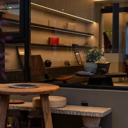 Wuyishan Kelai Like Home Tea House Space