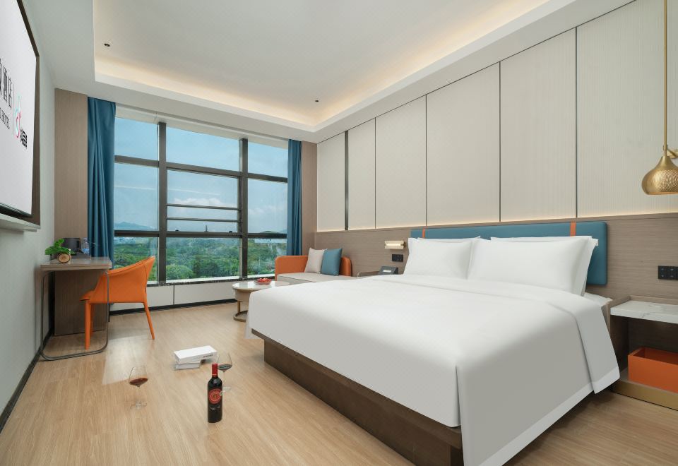 에식 호텔 선전 뤄후 항구 기차역 지점 로비