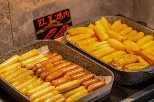 Guangzhou South Railway Station Poltton International Apartment (Panyu Chimelong) Питание Photos