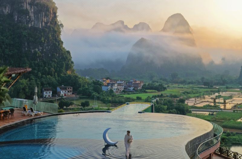 Yangshuo Fadai overhanging hot spring light luxury hotel photo 5
