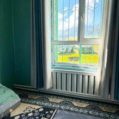 Mountain Lake Flower Sea · Sayram Lake Panoramic Homestay