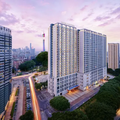 Baogeli Landmark Cloud Hotel (Canton Tower Pazhou International Exhibition Center) Hotel dekat Stasiun Modiesha 