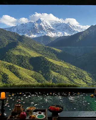 Rishang Sangan · Wild Luxury Villa · Hot Spring Pool (Shuangqiao Valley Scenic Area) - Bintang 4