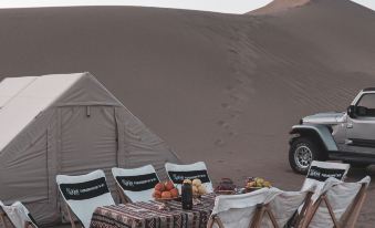 The desert camping hotel of the proprietress of Shapotou, Zhongwei