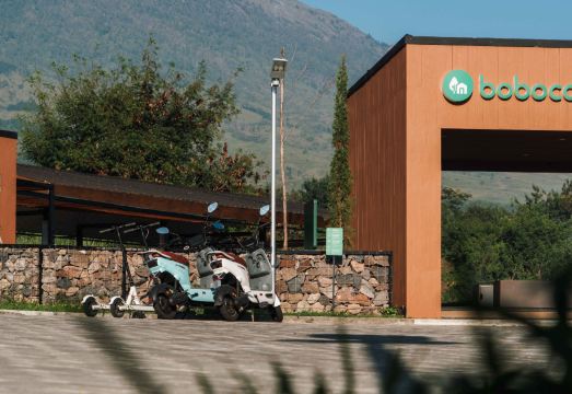 보보캐빈 야경 별빛