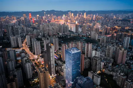 Youshe S High-altitude Panorama Hotel (Chongqing Guanyinqiao 9th Street) Отели рядом с достопримечательностью «Hong'en Temple Forest Park»