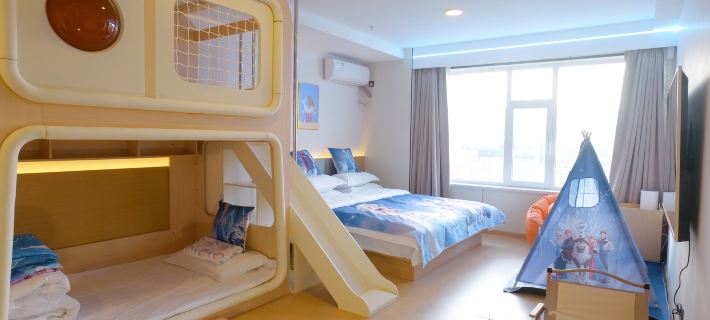 ShuiShangMuGe· Private Hot Spring Parent-Child Smart Guesthouse Yanji otelleri