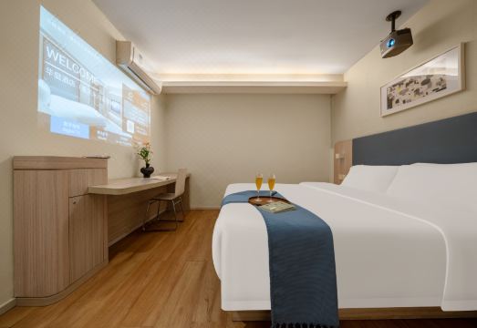 명호 음식 거리 풍경