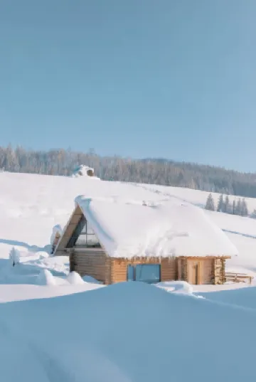 御嶺庭園·Nolate不晚·ガーデンリゾート民宿（禾木景勝地） 禾木観景台周辺のホテル