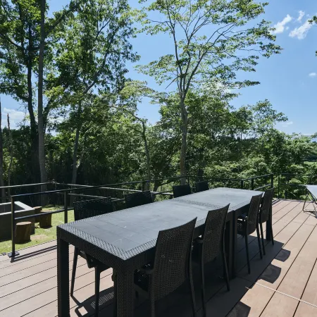 Luxury villa with sauna, BBQ, fire pit, stream and forest bathing — COCO VILLA Nasu Highland