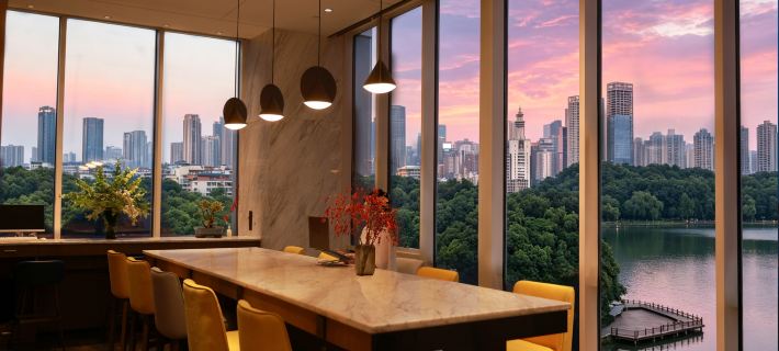 Changsha Yuelu Howard Johnson Hotel (Meixi Lake West Metro Station Branch) 창사 호텔