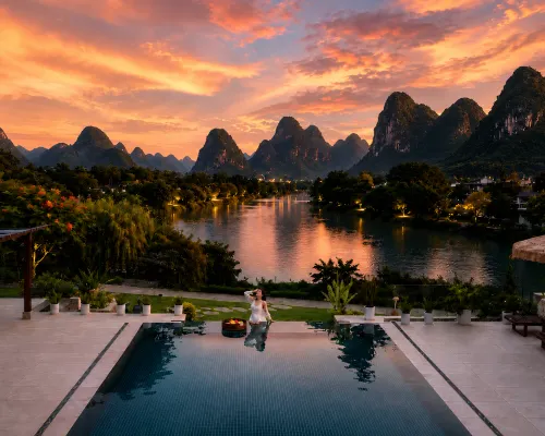 Yangshuo Huaxin Hotel Hotels near Julong Deep Pool