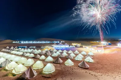 Manyan Star Tent Camping Base Hotels in Zhongwei