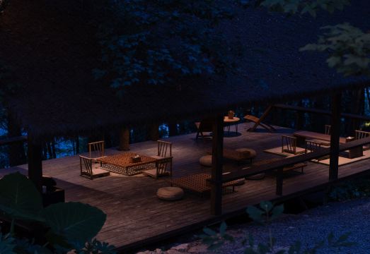 QINGMI·LIYUAN의 글램핑 텐트와 수영장 이미지