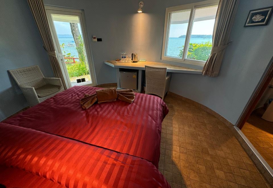 리조트 발코니 전경