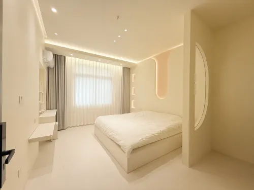 Meizhou Island Moonlight Outside the Window Minimalist Style Homestay (Mazu Film City)