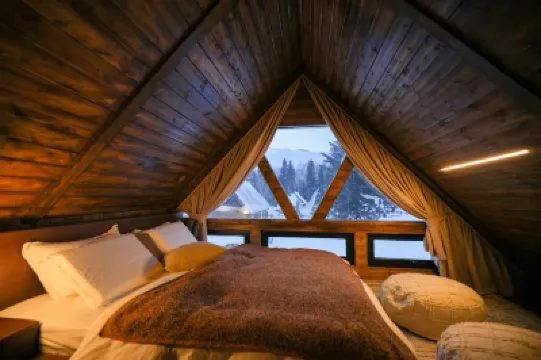 禾木樹說民宿 禾木観景台周辺のホテル