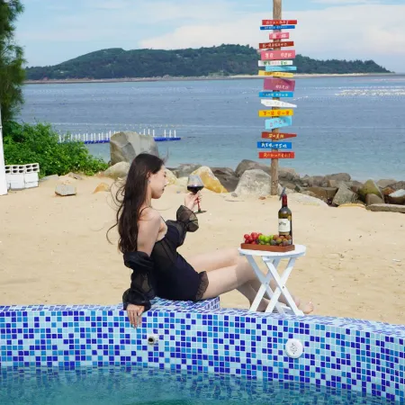 Pingtan hear the sea| Linghai Qingshe Swimming Pool Seascape Designer villa Meisu