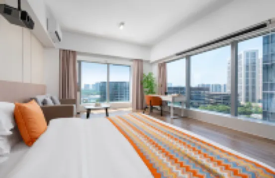 Nanjing Wanguan Smart Hotel (Pukou Wanhui City Subway Station Youth Olympic Sports Park Stadium)