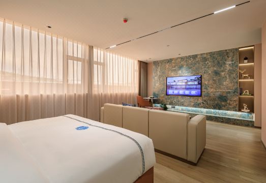 아바현 쭝거 저우위에 호텔 조식 뷔페 장면