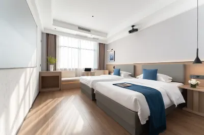 東陽金指環酒店（木雕城店） 鄰近義百利義烏小商品直銷超市(東陽五馬塘店)的酒店