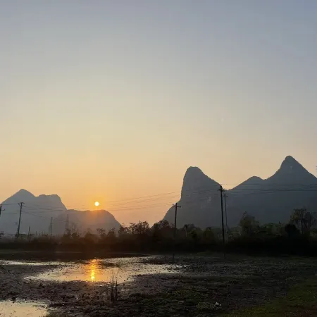 Looking for rice fields homestay (Guilin Liangjiang Sihu Ludi Scenic Area)