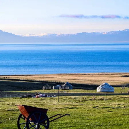 Sayram Lake White Yurt Tribe Homestay