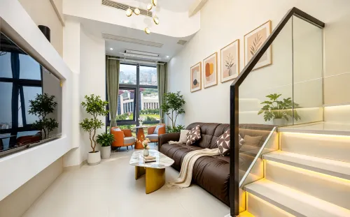 Ganjiang • Anju • River View Apartment (Nanchang Star Ferris Wheel) - con vistas a la montaña