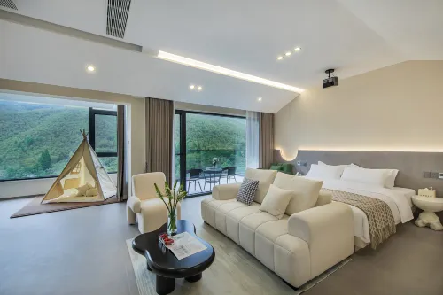 Suitable • 180° Mountain View Starry Sky Swimming Pool Forest Mountain Lodge (Cloud Grassland Store) - románticos