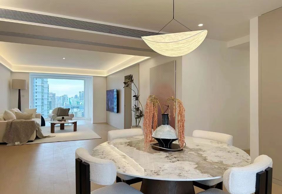 상하이 야경이 보이는 숙소