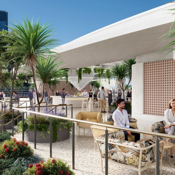 Stylish hotel terrace accommodation in Brisbane, Queensland