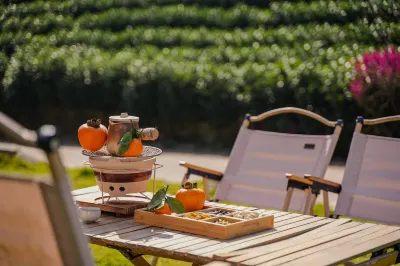 Chayun·Anji Chawu Landscape Holiday Beauty Hotels in White Tea Viewing Deck