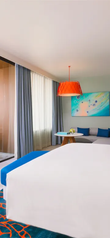 ห้องสวีท เตียงคิง ชั้นสูงพร้อมระเบียง