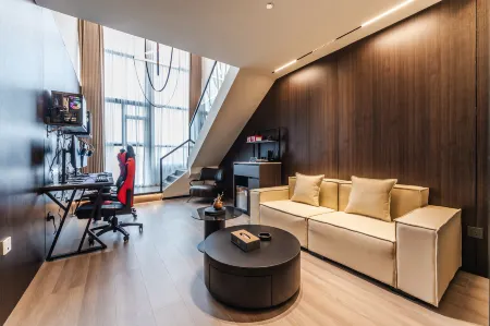 Qionglai Dingmi E-Sports Hotel Отели рядом с достопримечательностью «Wenjunjing Park»