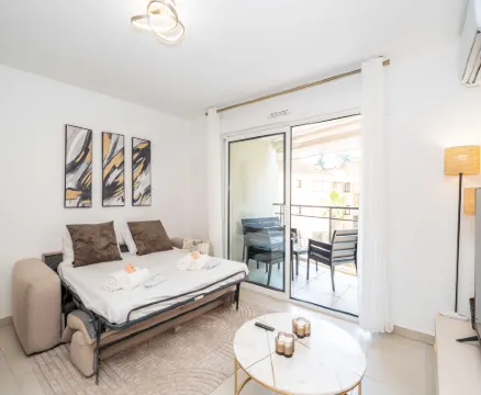 Modern apartment with terraces, parking - Cannes