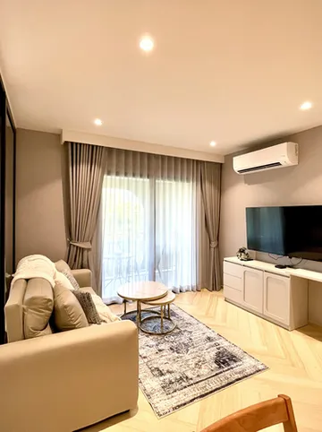 รูปภาพของชื่อเรื่องอพาร์ทเม้นท์ 1 ห้องนอนบางเทา