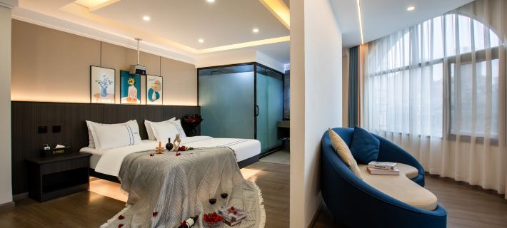 Haiyue Film & TV Hotel (Mengzi Wencui Road Honghe Government Branch) โรงแรมในเหมิงจือ