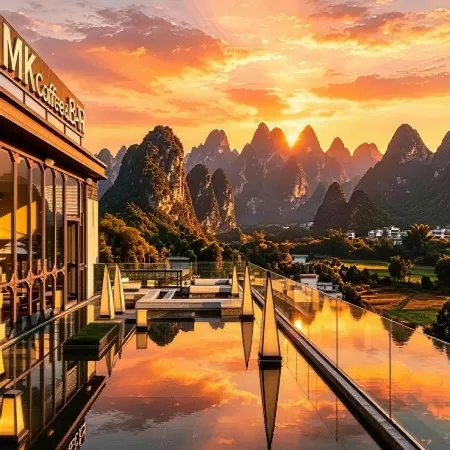 Mengyuan RESOR 360° View Hotel: Starry Pool & Hot Spring, Shili Gallery Yulong River