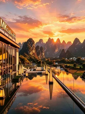 Mengyuan RESOR 360° View Hotel: Starry Pool & Hot Spring, Shili Gallery Yulong River