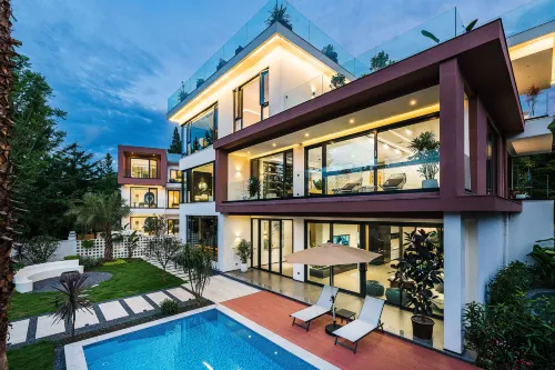 Qiyu Qingcheng Valley Garden Private Hot Spring Detached Villa