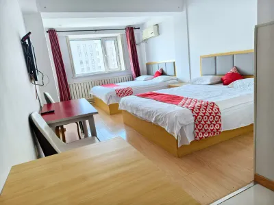 Meirishun Hotel Apartment (Harbin University of Traditional Chinese Medicine) Отели рядом со станцией Wangzhaotun жд вокзал