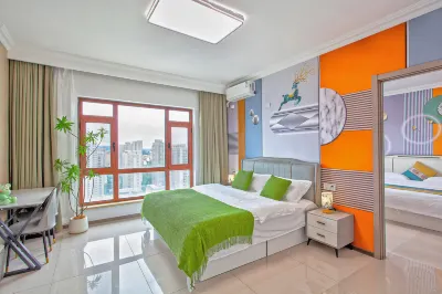 Yuecheng Boutique Business Apartment (Dalian North Station Huanan Square Subway Station)