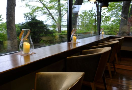 간게쓰엔의 료칸식 정원 또는 야경